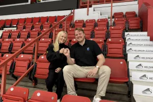 Kuvassa Tiia Matikkala ja Kami Kortelainen