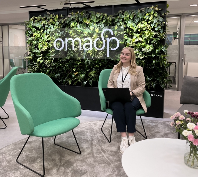 Kesätyöntekijä Erika Vienonen