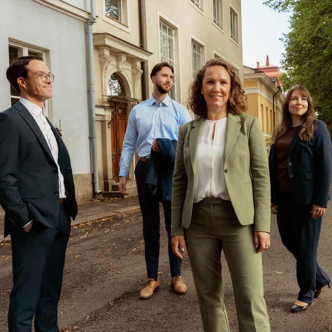 Turun konttorin työntekijöitä