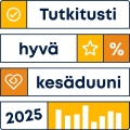 Tutkitusti hyvä kesädyyni 2025 -logo.